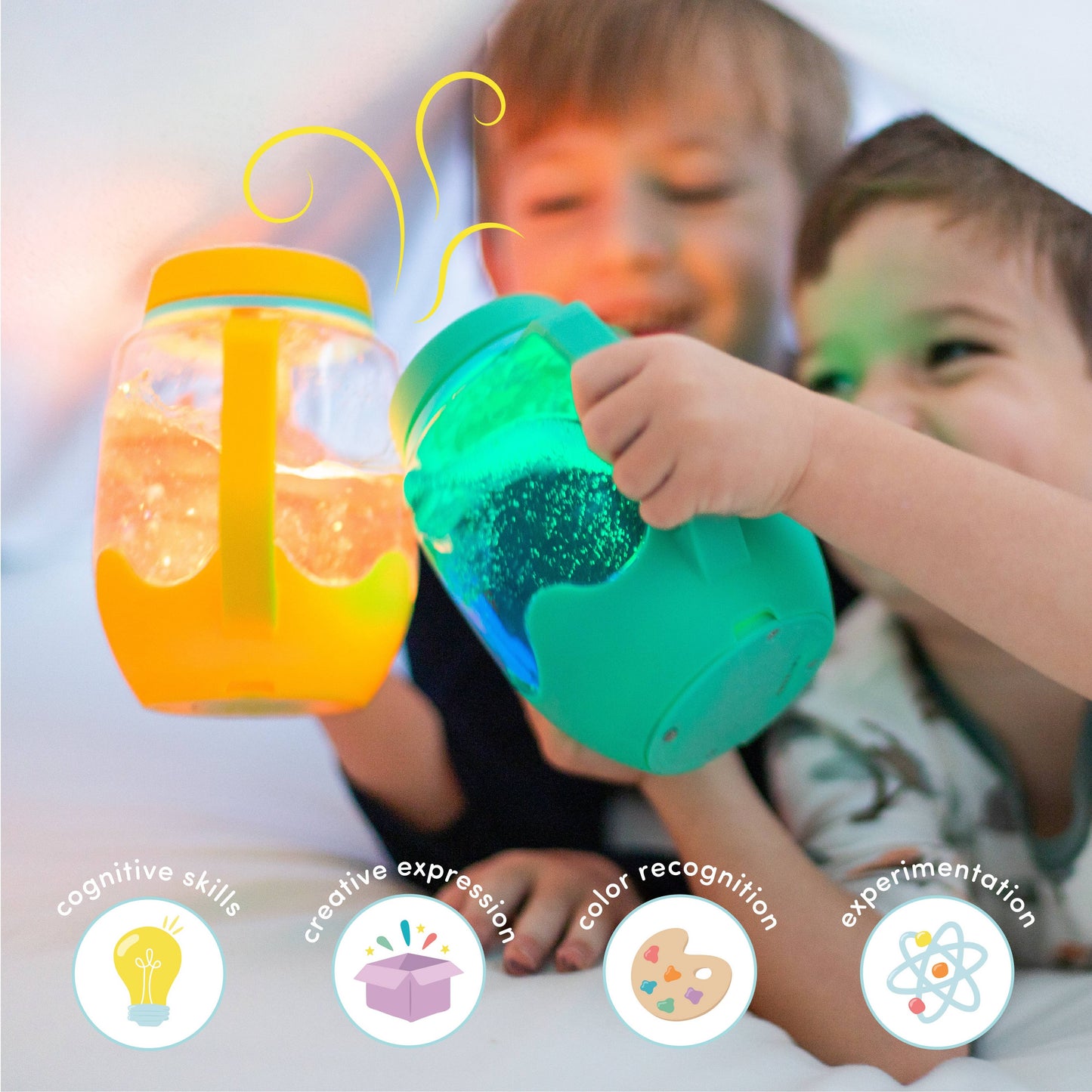 Glo Pal - Sensory Play Jar YELLOW