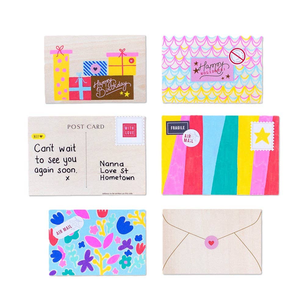 Make Me Iconic - Wooden Post Box Letters Craft Kit