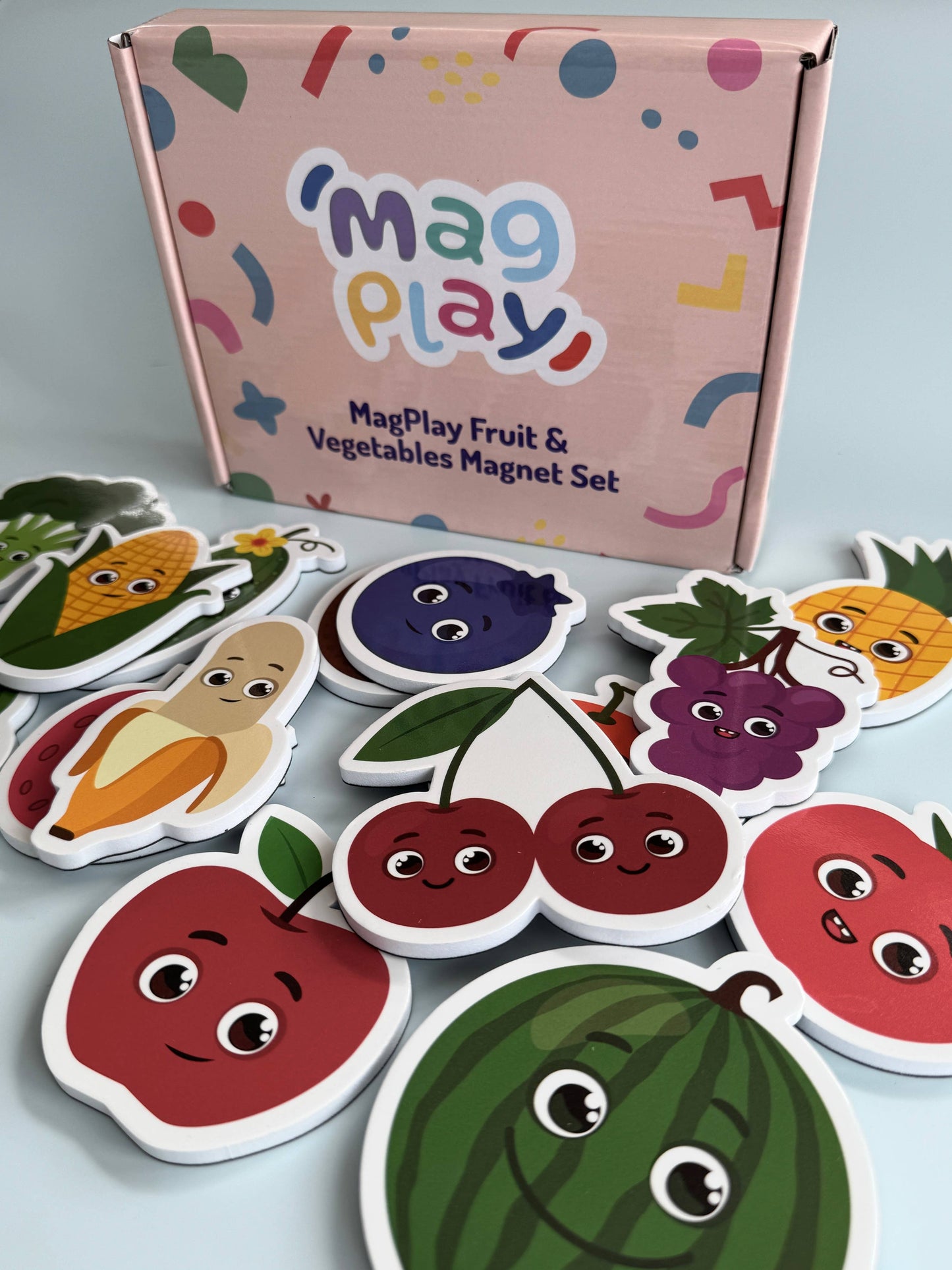 MagPlay Fruit & Vegetables Magnet Kit