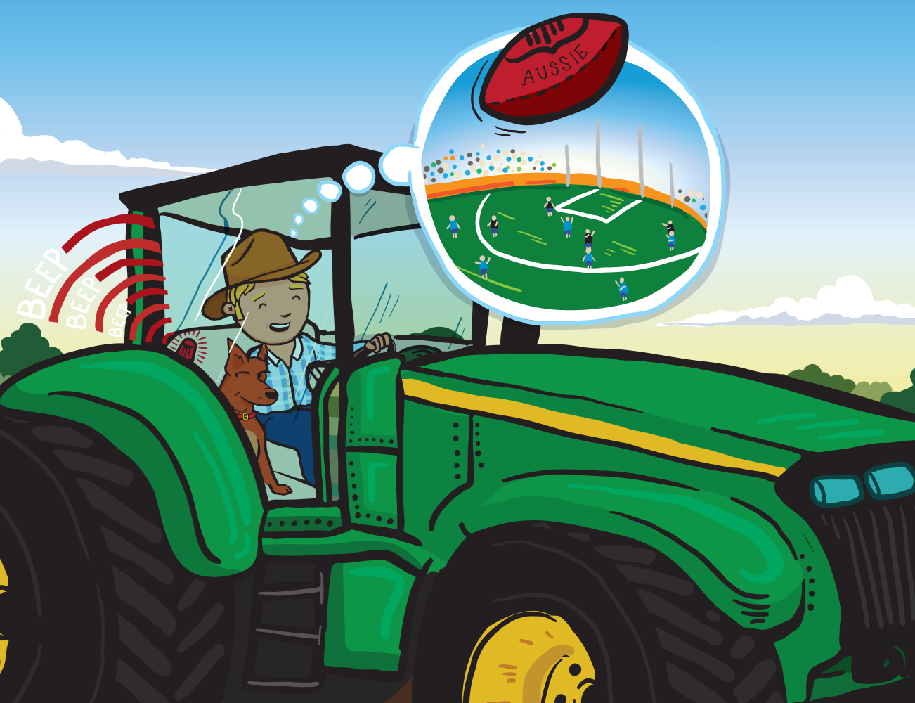 George the Farmer - Plants a Wheat Crop Picture Book