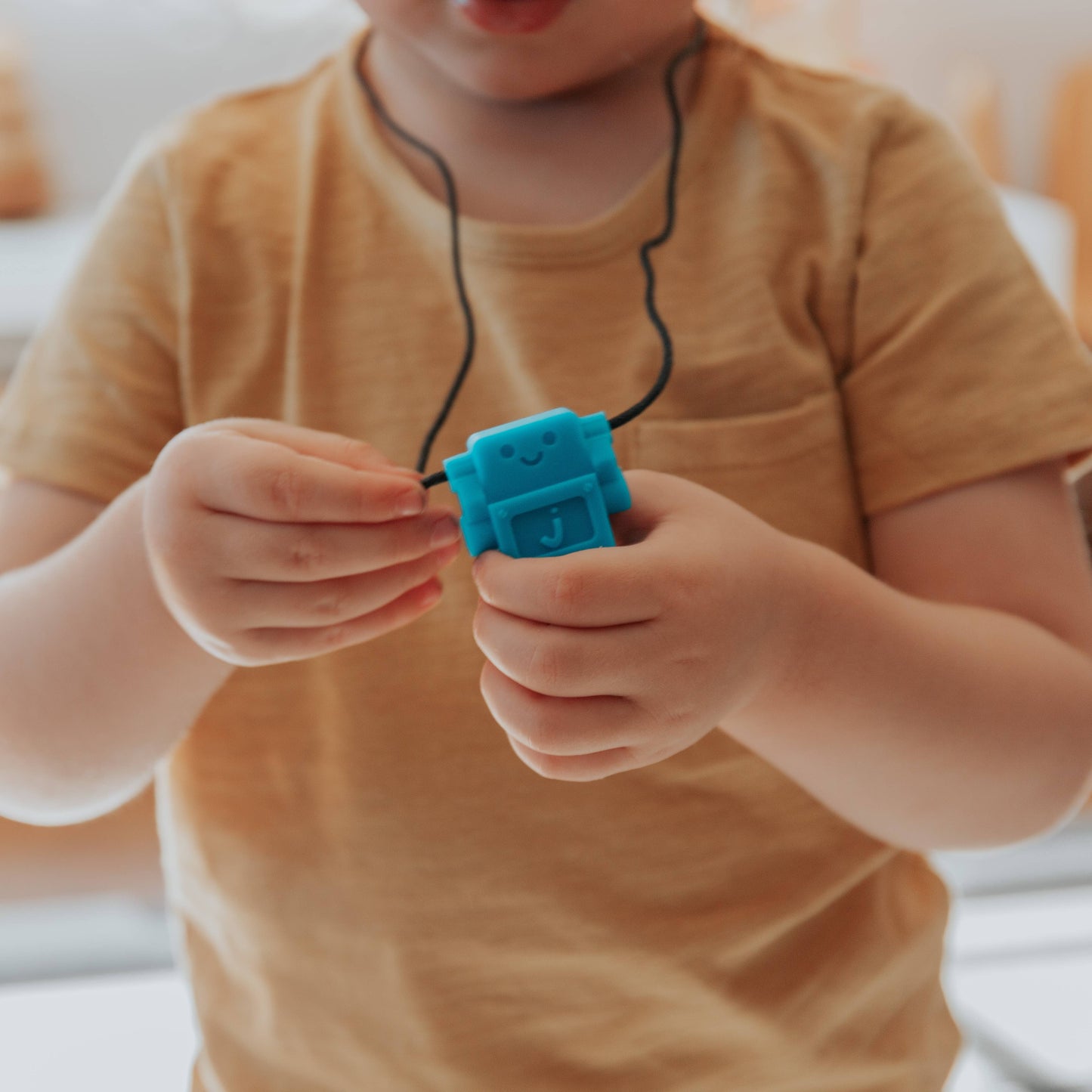 Robot Chew Pendant