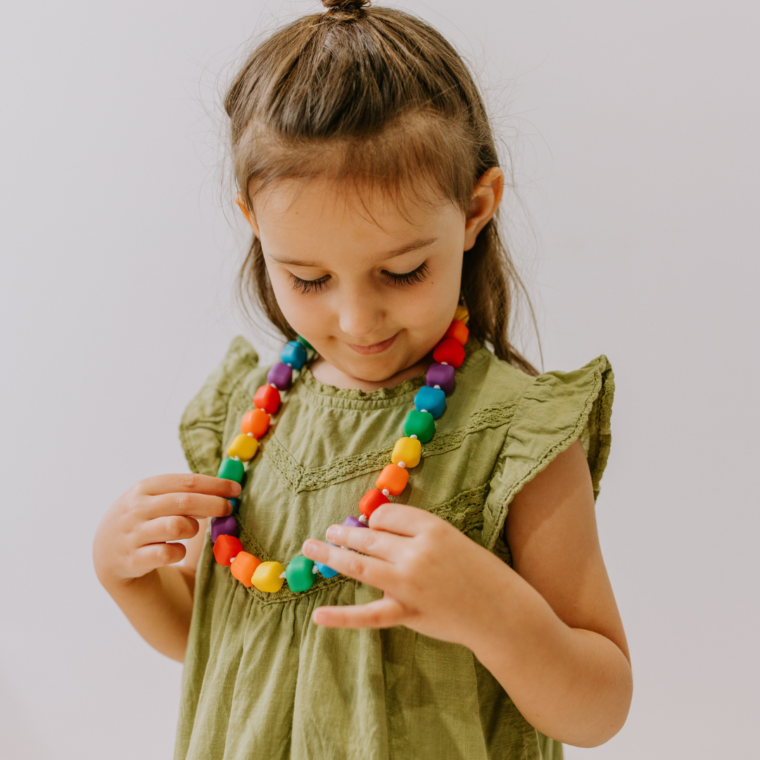 Princess and the Pea Chew Necklace