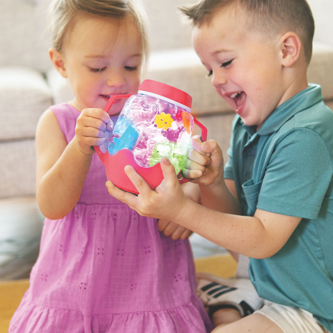 Glo Pal - Sensory Play Jar PINK