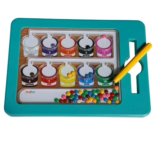 Colour & Number Maze Magnetic Pad - Kaiko Fidgets