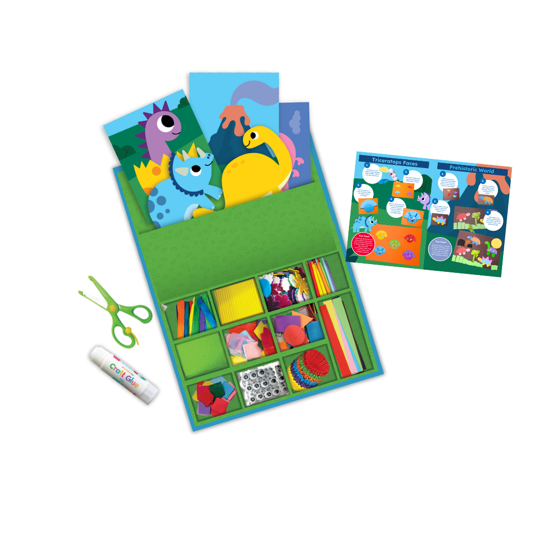 My Creative Box - Dinosaur Collage Sensory Craft Box