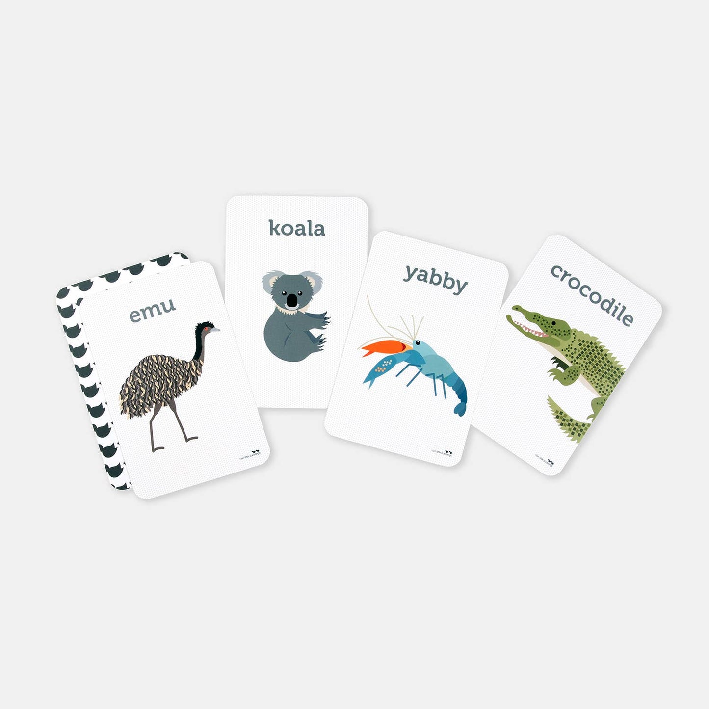 Aussie Animal Flash Cards - Two Little Ducklings