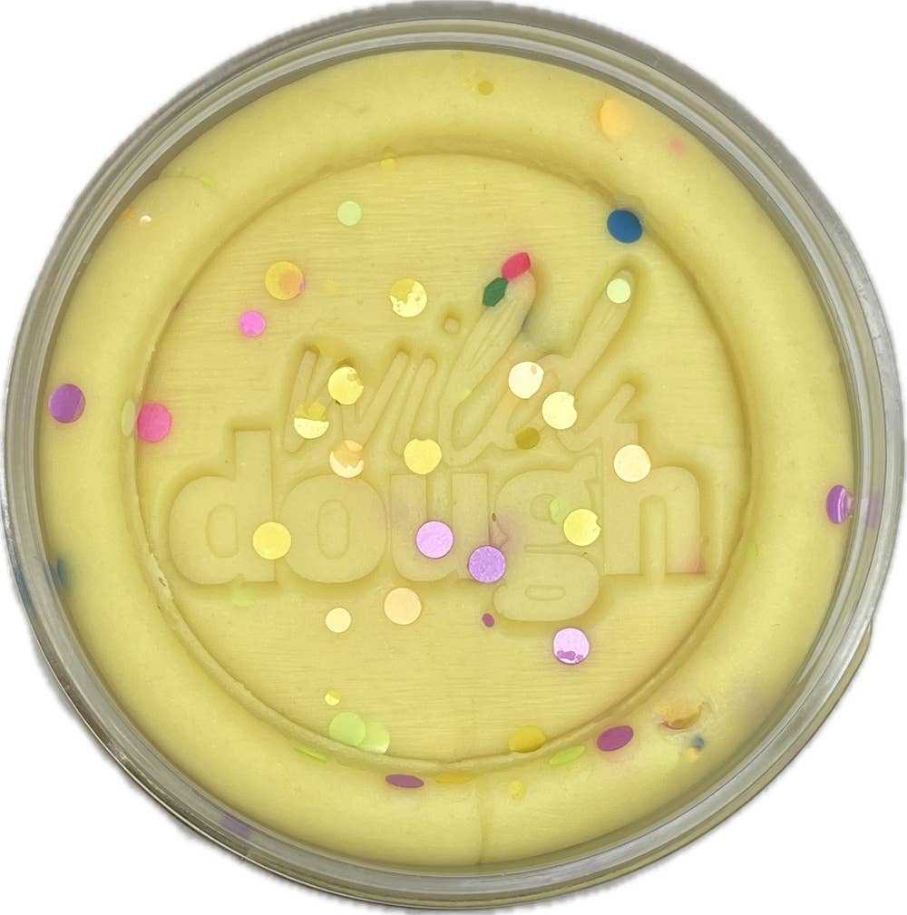 Wild Dough Playdough - Sunshine Yellow Glitter 280g