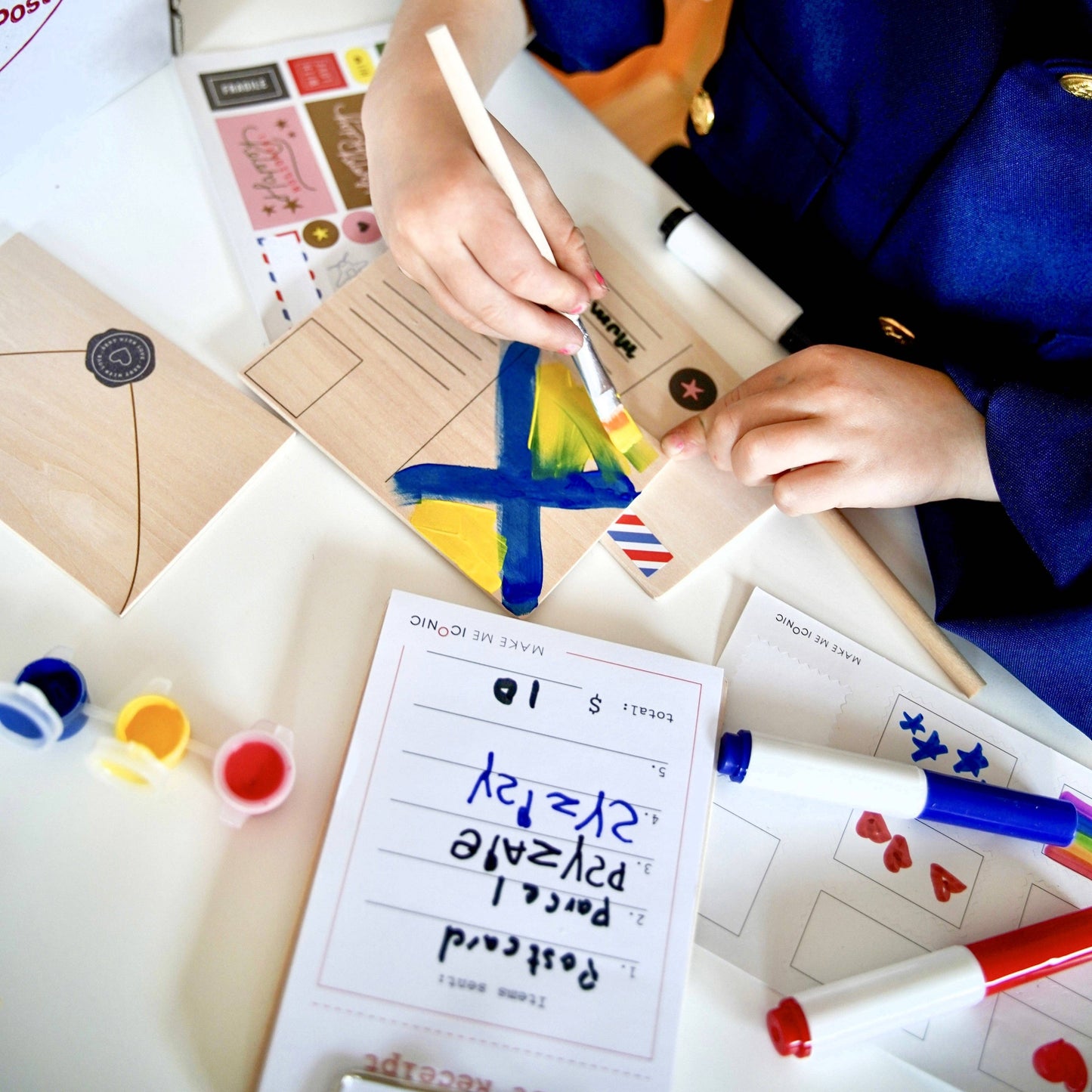 Make Me Iconic - Wooden Post Box Letters Craft Kit