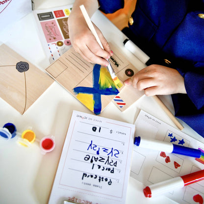 Make Me Iconic - Wooden Post Box Letters Craft Kit