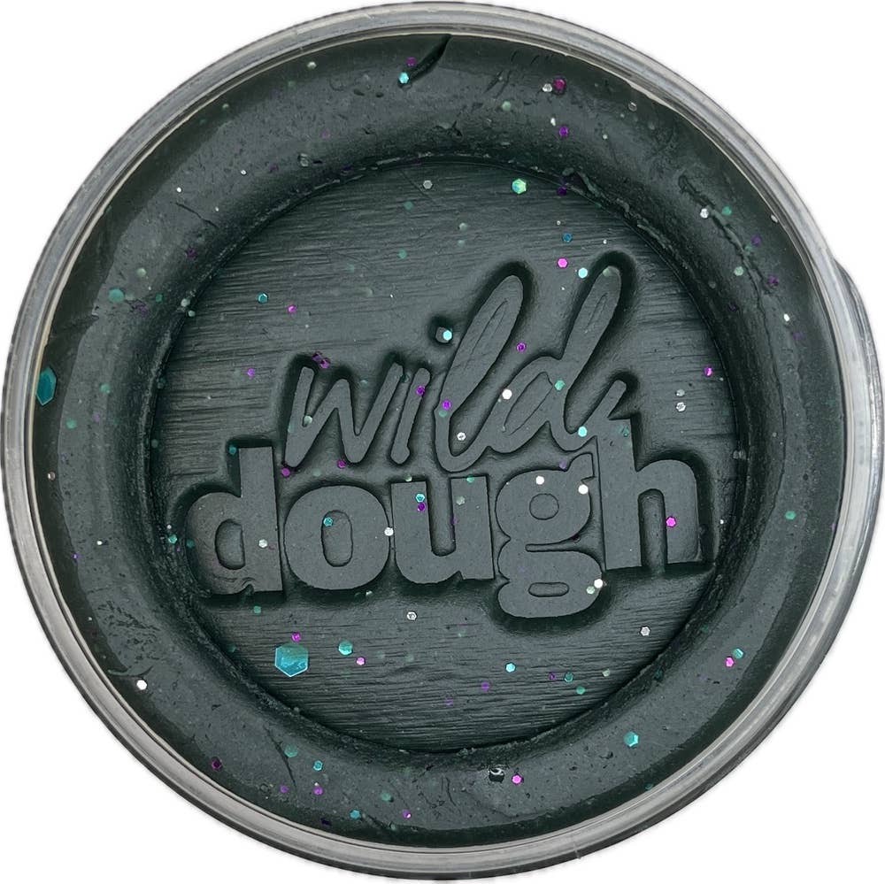 Wild Dough Playdough - Galaxy Black Glitter 280g