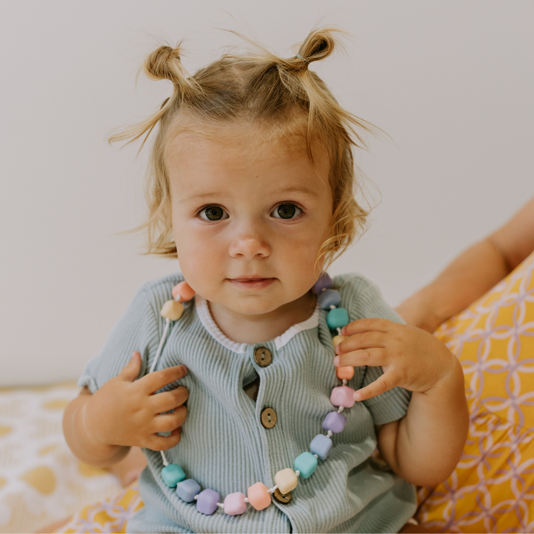 Princess and the Pea Chew Necklace