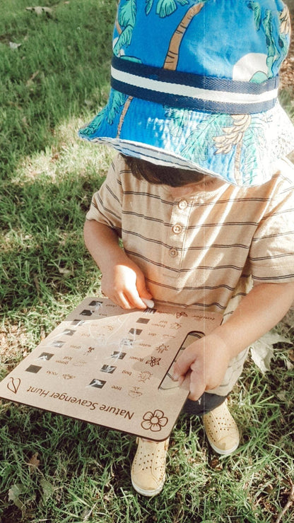 Nature Scavenger Hunt Board - Timber Tots