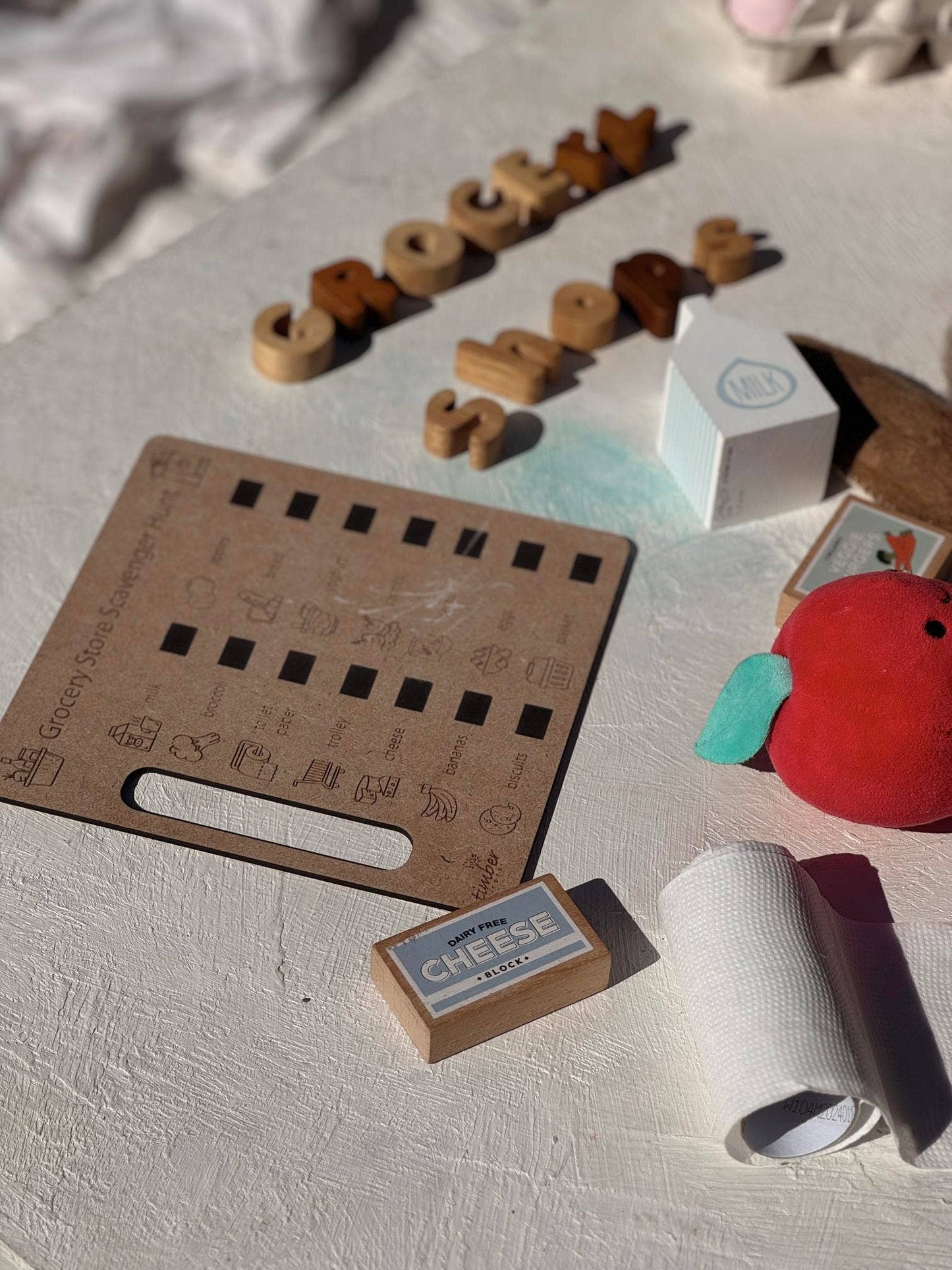 Grocery Store Scavenger Hunt Board - Timber Tots