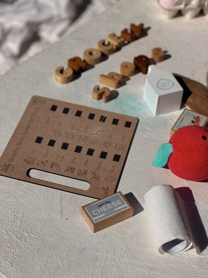 Grocery Store Scavenger Hunt Board - Timber Tots