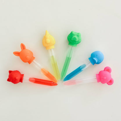 Curious Columbus - Silicone Animal Droppers 6pk