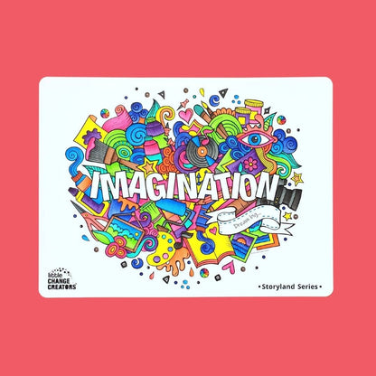 Little Change Creators - IMAGINATION | Re-FUN-able™ Colouring + Doodle Mat