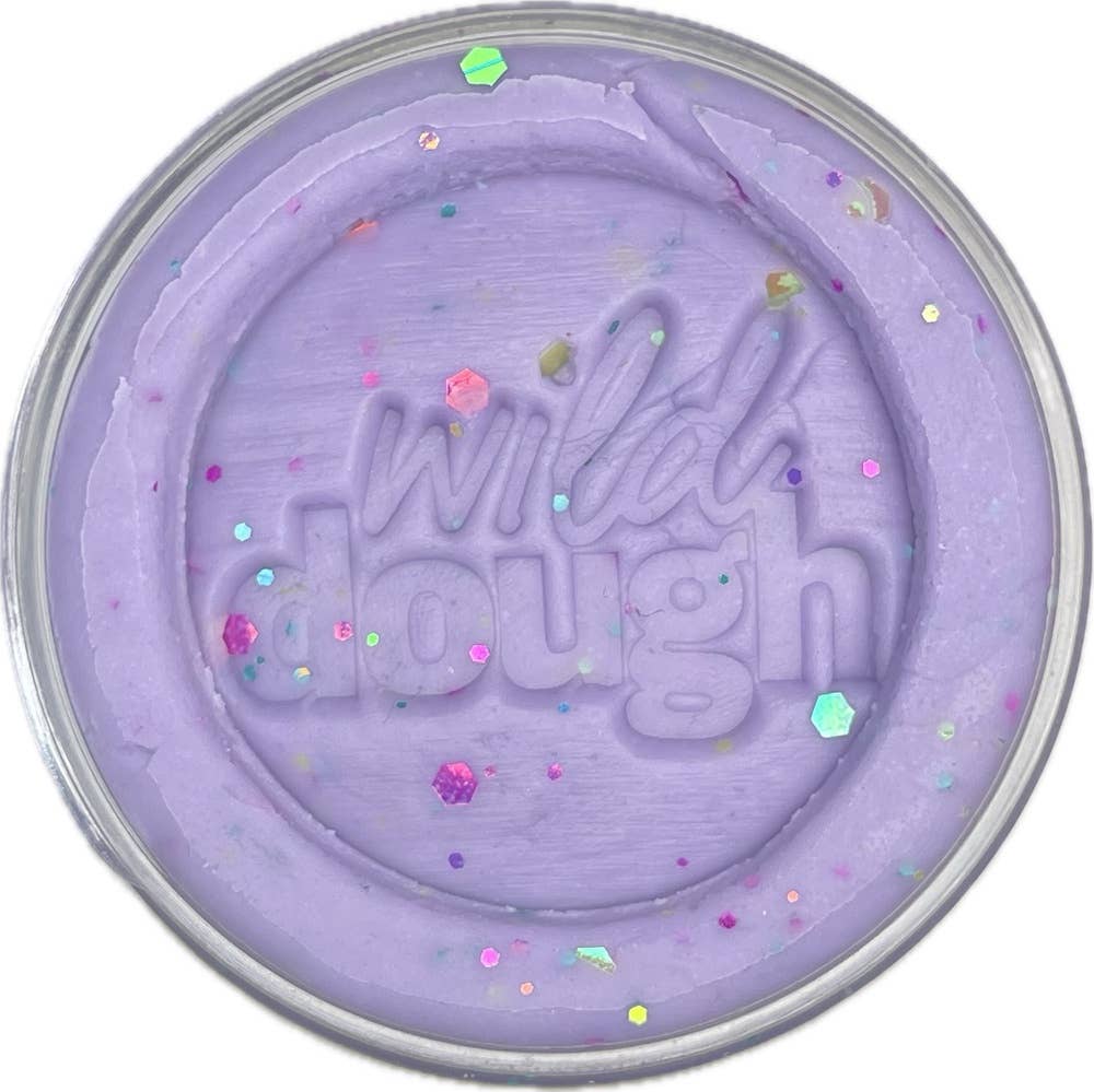 Wild Dough Playdough - Party Purple Glitter 280g
