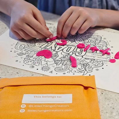 Little Change Creators - WILD! Pocket Reusable Colouring Mat