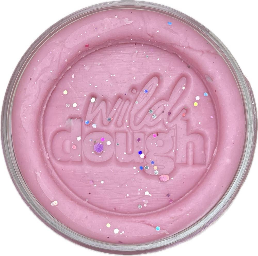 Wild Dough Playdough - Princess Pink Glitter 280g