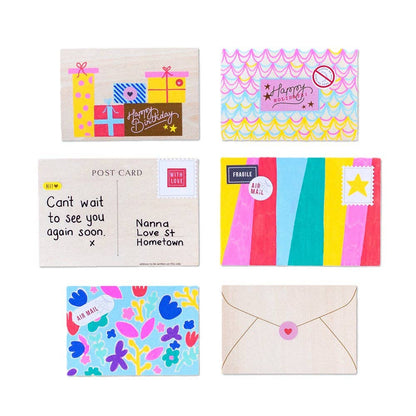 Make Me Iconic - Wooden Post Box Letters Craft Kit