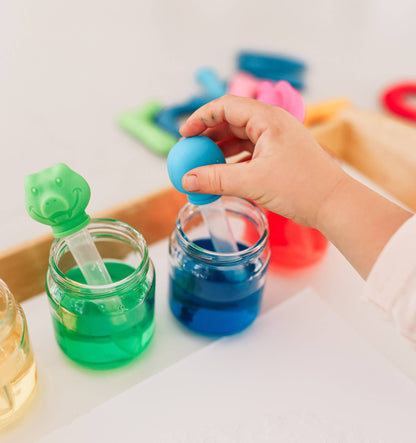 Curious Columbus - Silicone Animal Droppers 6pk