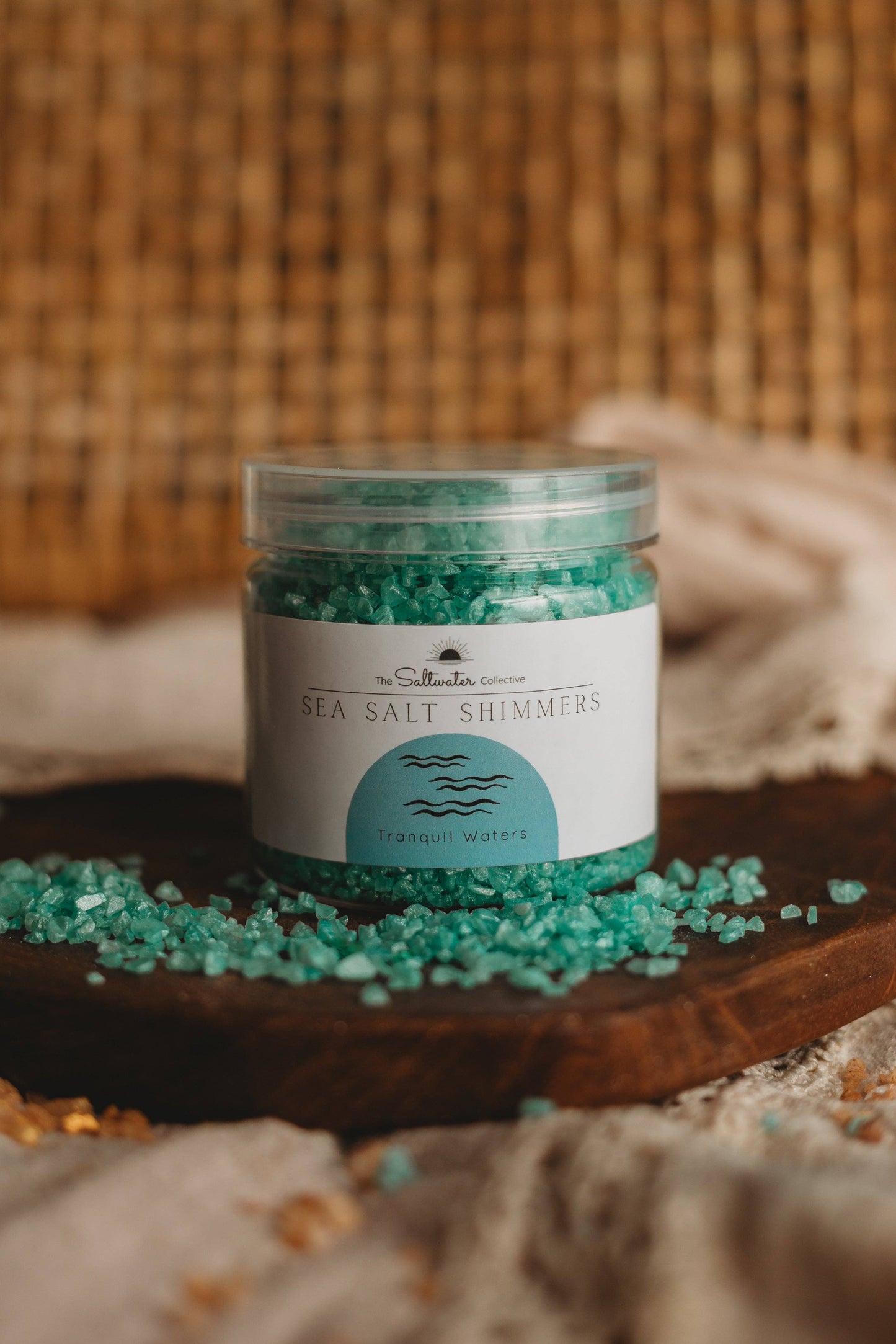 The Saltwater Collective - Sea Salt Shimmers 200g - Tranquil Waters