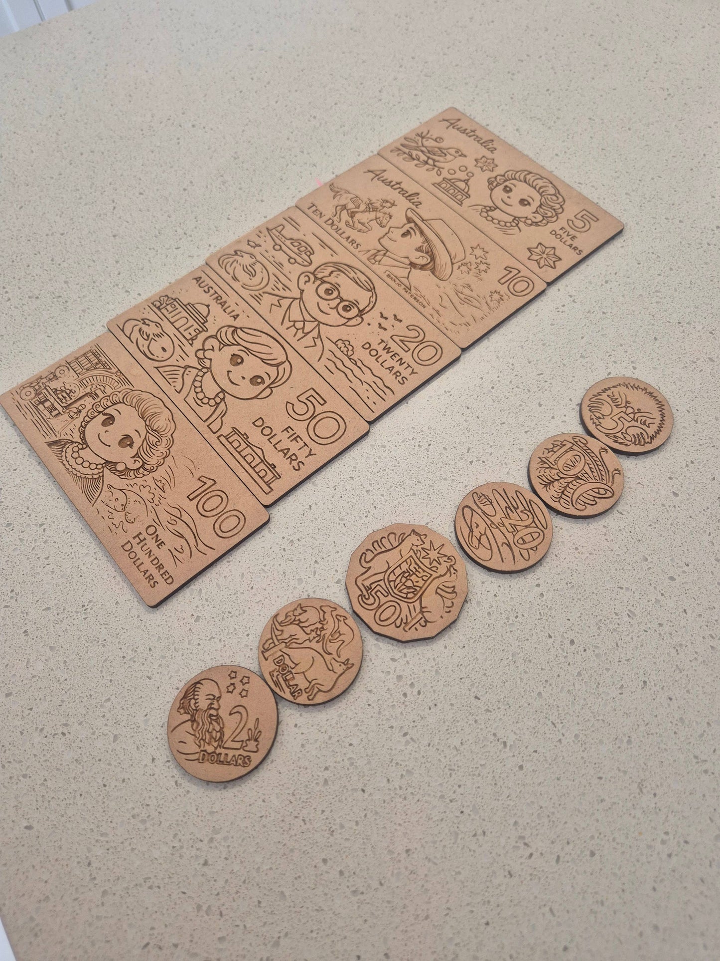 Australian Play Money Set - Timber Tots