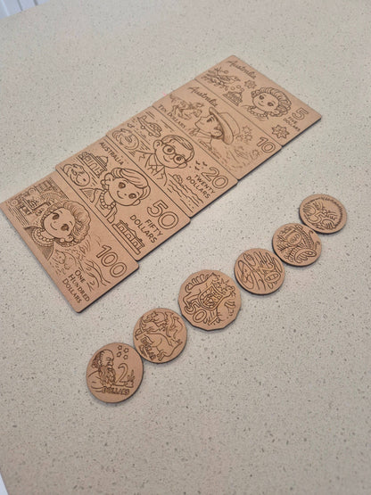 Australian Play Money Set - Timber Tots