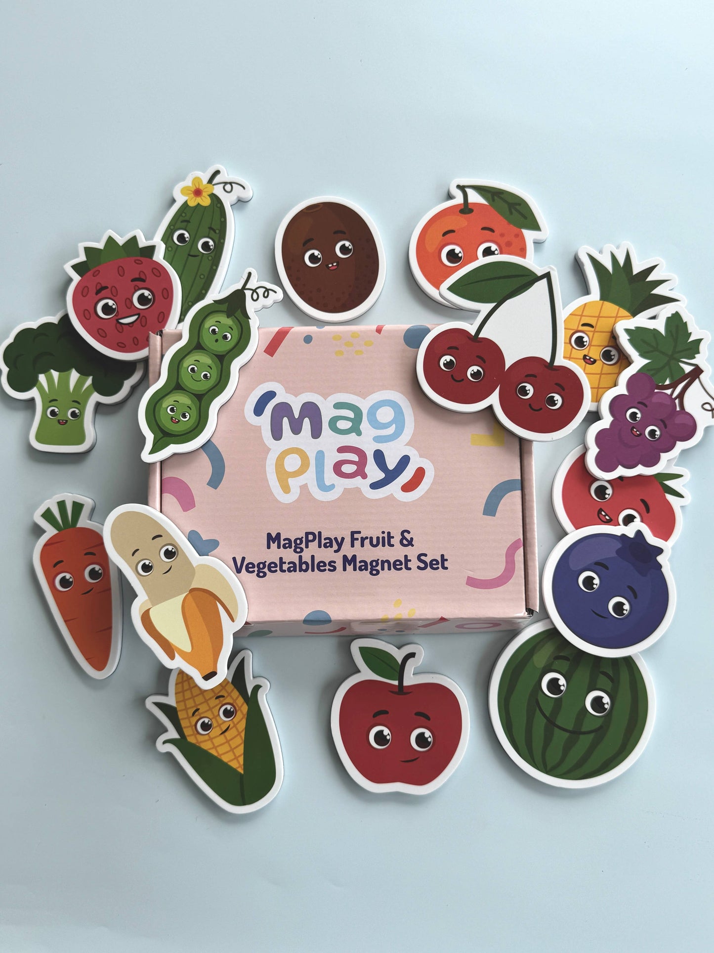 MagPlay Fruit & Vegetables Magnet Kit