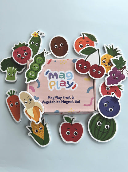 MagPlay Fruit & Vegetables Magnet Kit