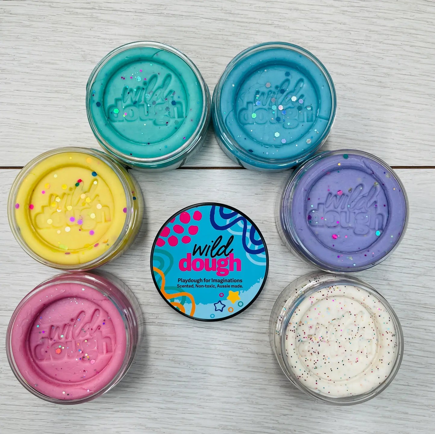 Wild Dough Playdough - Ice Queen Glitter 280g