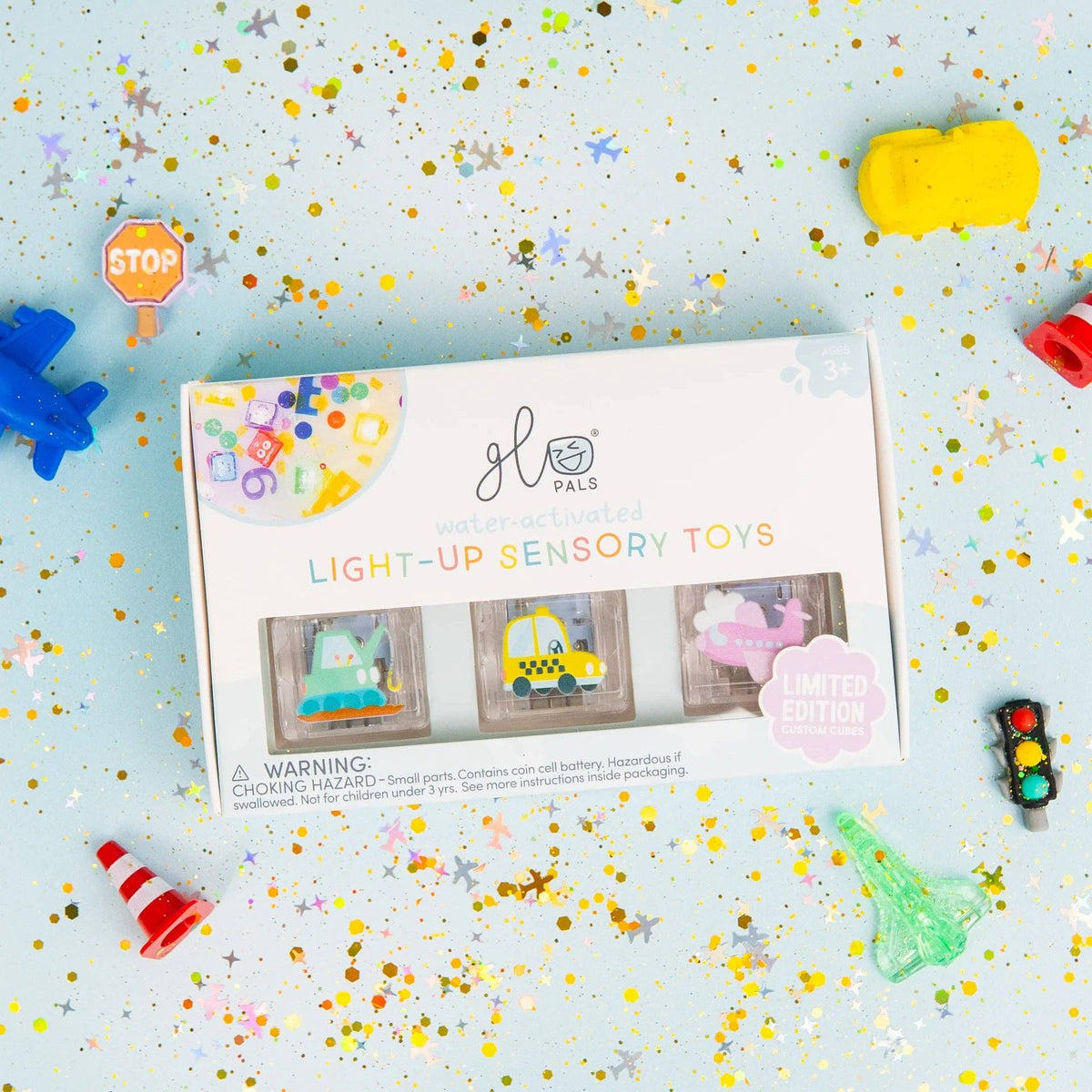 GLO Pals - Light-Up Cubes, Auto Gift Set 6pk - Limited Edition