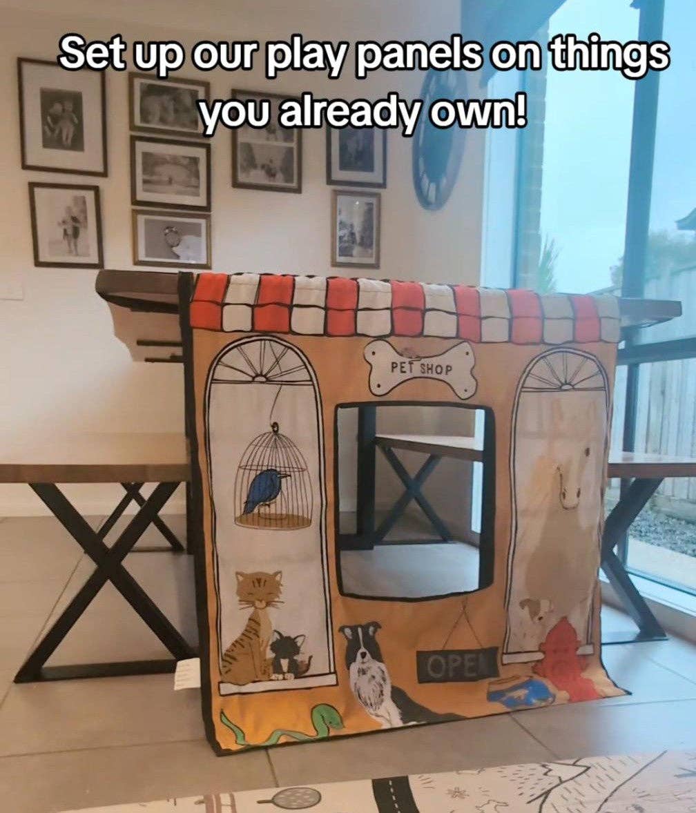 The Cozy Cube - Pet Shop/ Vet Play Panel