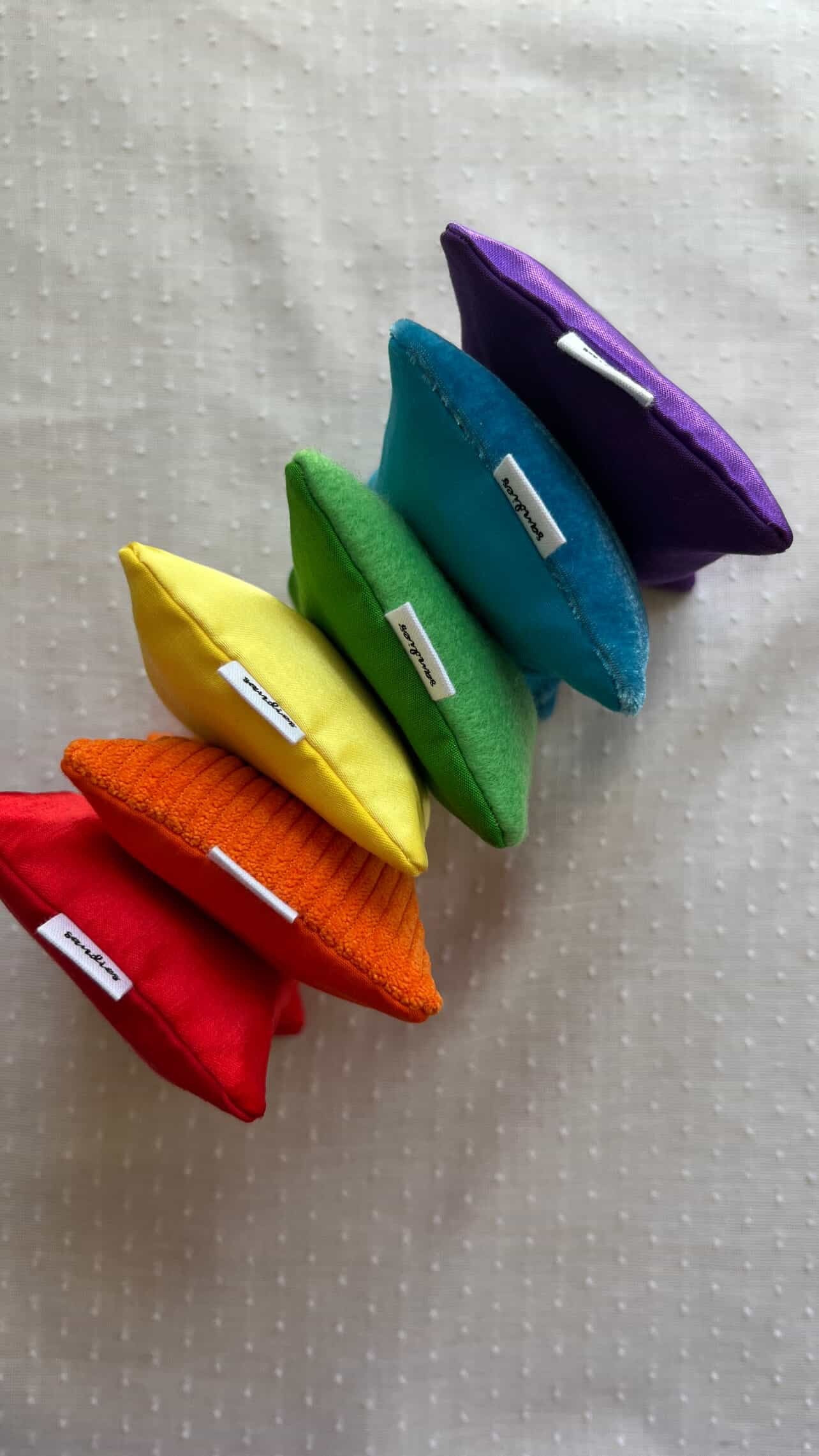 Sandies Sandbags - Rainbow, Set of 6