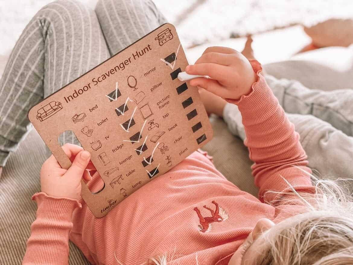 Indoor Scavenger Hunt Board - Timber Tots