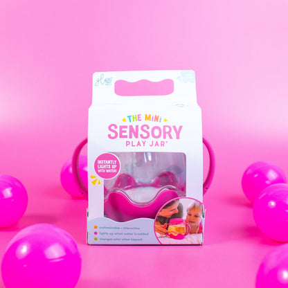 GLO Pals – Mini Sensory Play Jar® (Pink)