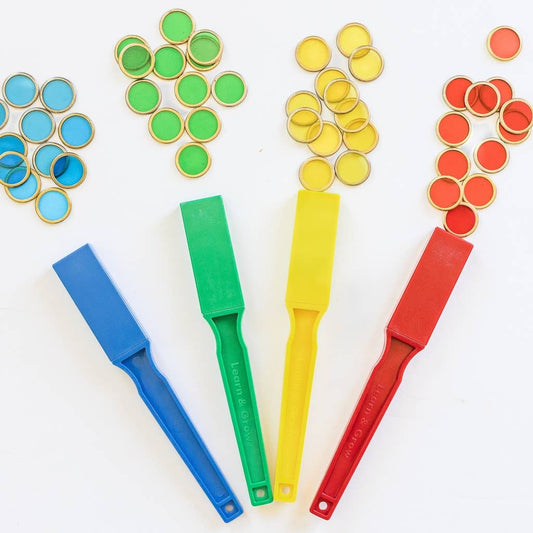 Learn & Grow Toys - Magnetic Wand 4pk