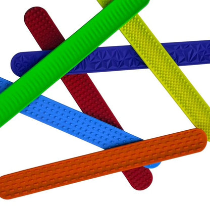 Kaiko Fidgets- Vibrant Sensory Slap Bands (6pk)