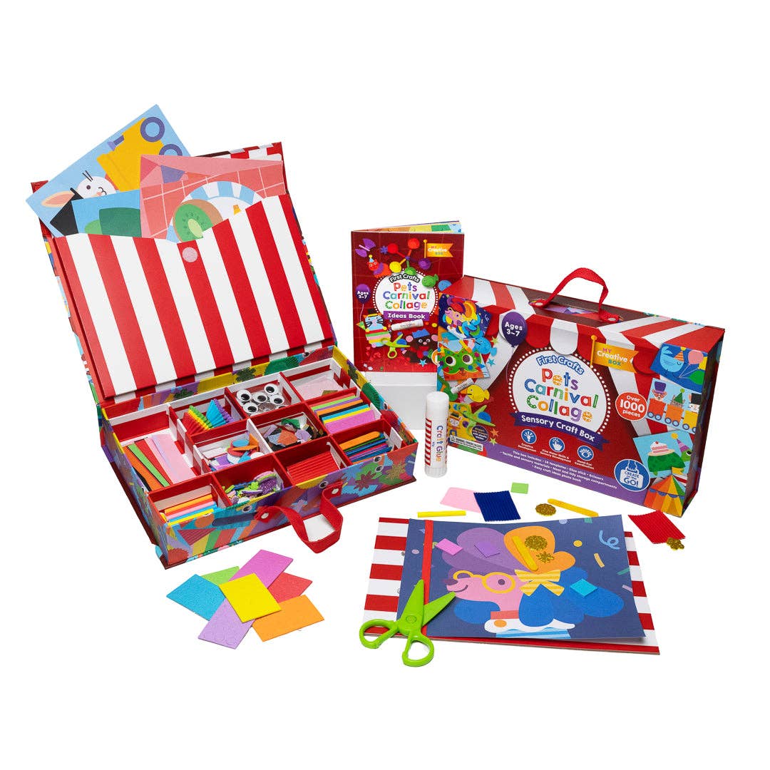 My Creative Box - First Crafts Pets Carnival Collage Sensory Craft Box