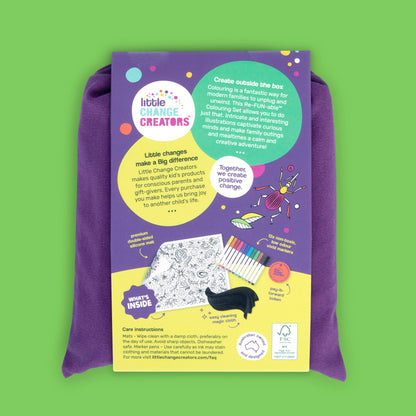 Little Change Creators - CRAWLIES | Re-FUN-able™ Colouring + Doodle Mat