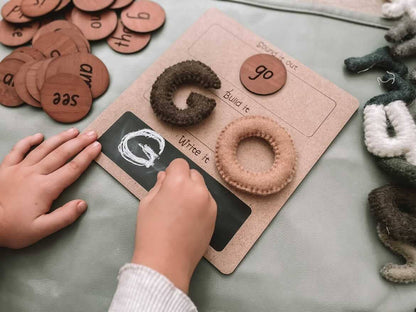 Sound it, Build it, Write it Board - Timber Tots