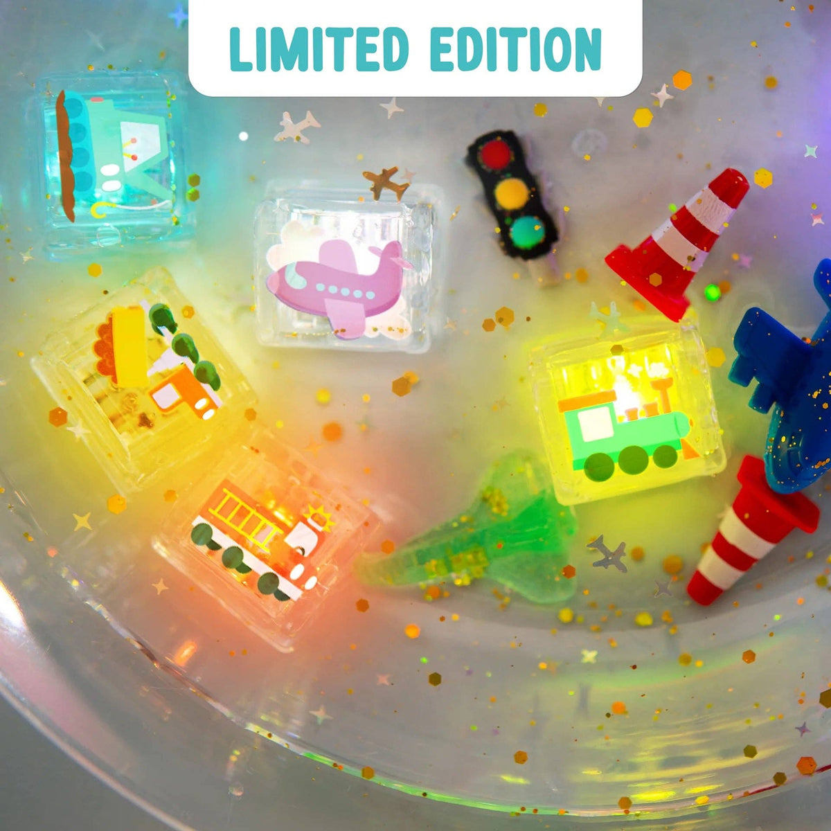 GLO Pals - Light-Up Cubes, Auto Gift Set 6pk - Limited Edition