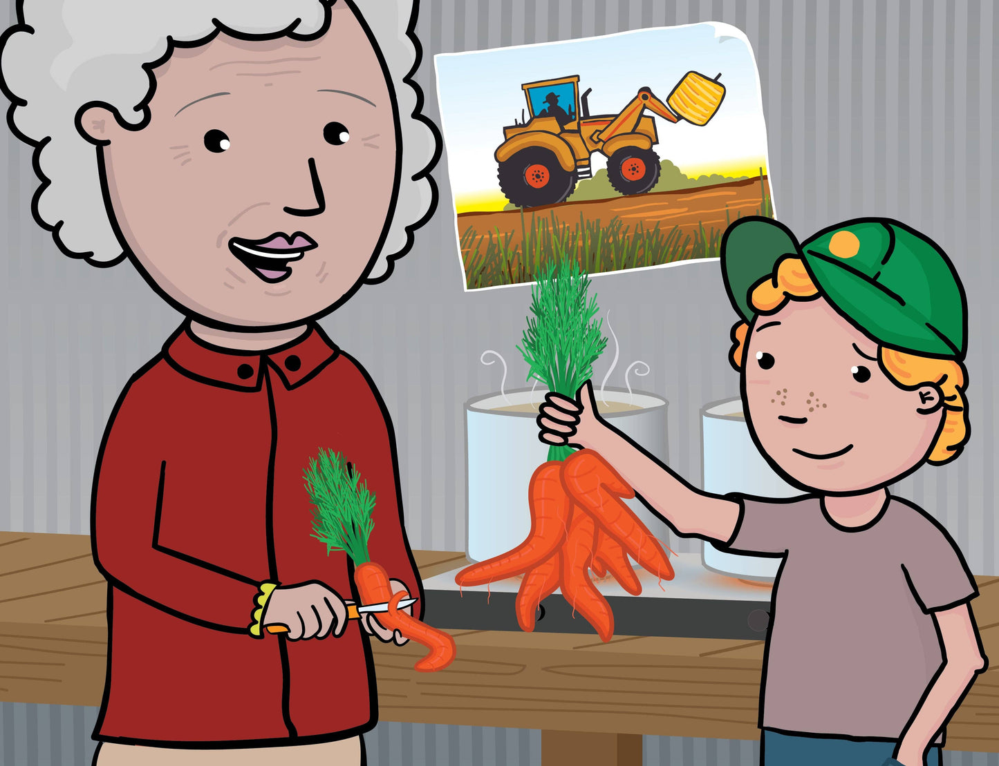 George the Farmer - Vegetable Orchestra Picture Book