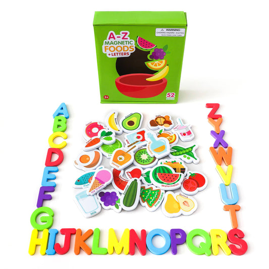 Curious Columbus - Magnetic Foods and Letters