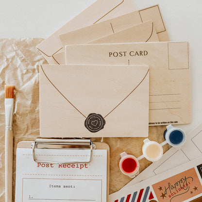 Make Me Iconic - Wooden Post Box Letters Craft Kit