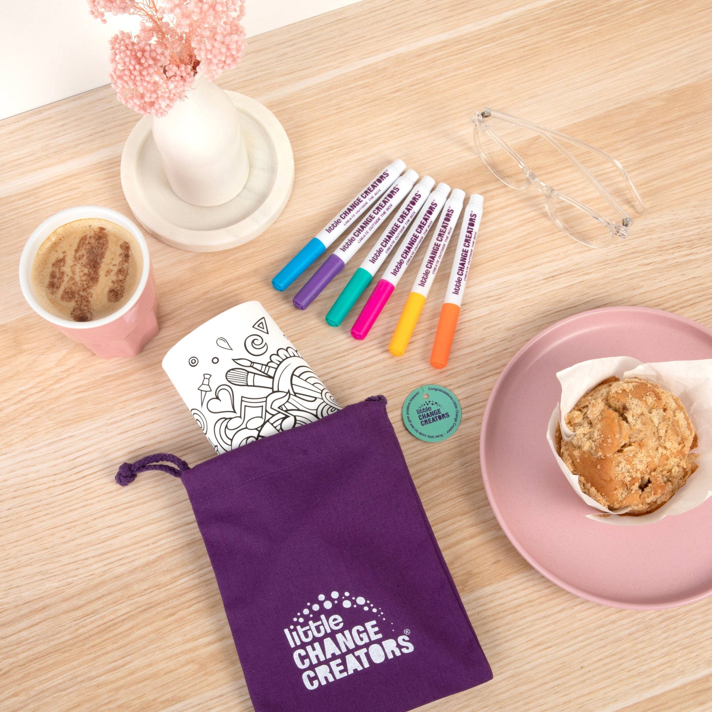Little Change Creators - IMAGINATION | Re-FUN-able™ Colouring + Doodle Mat