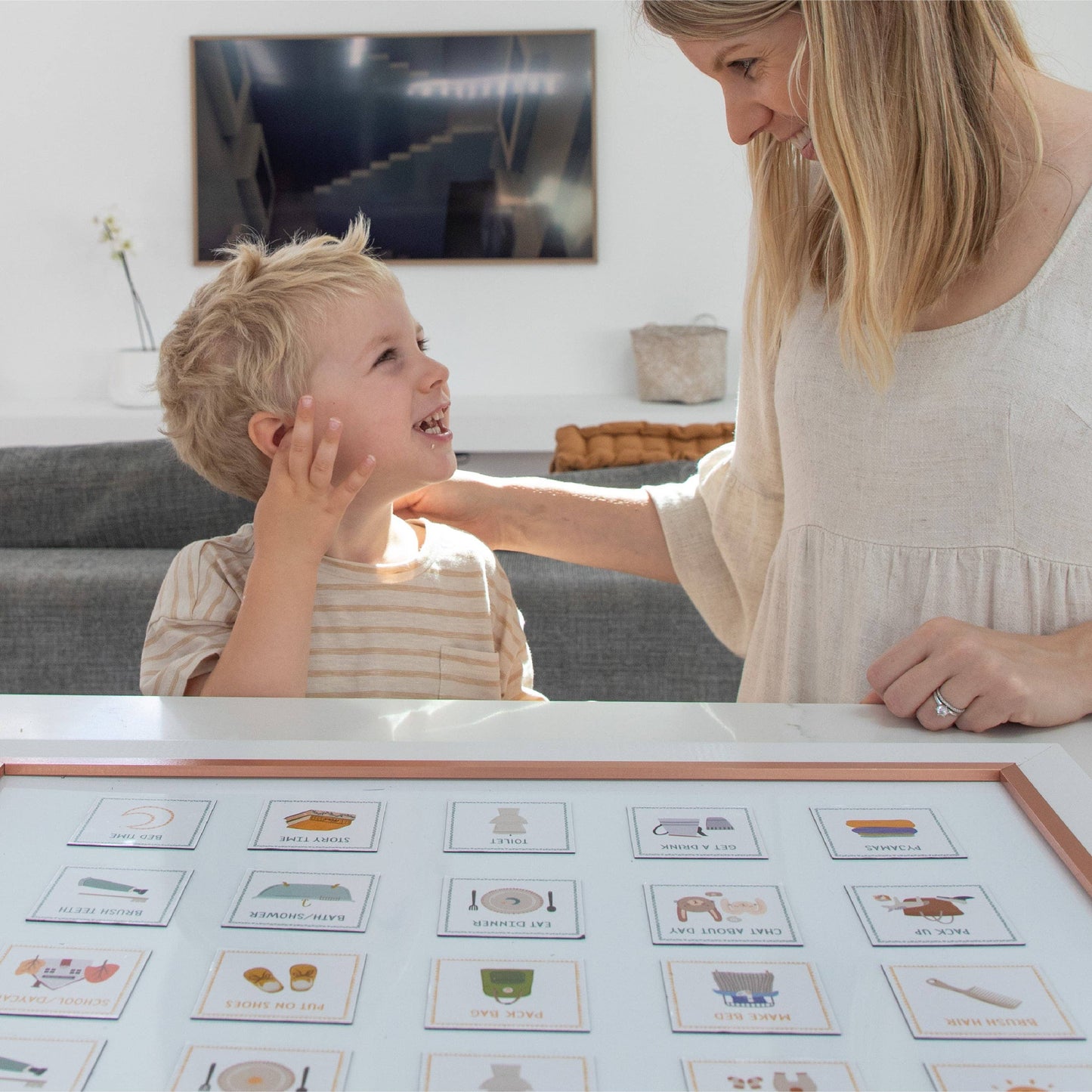 Magnetic Routine Cards - The Creative Sprout