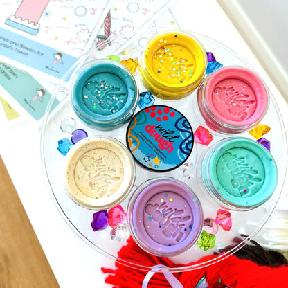 Wild Dough Playdough - Sunshine Yellow Glitter 280g
