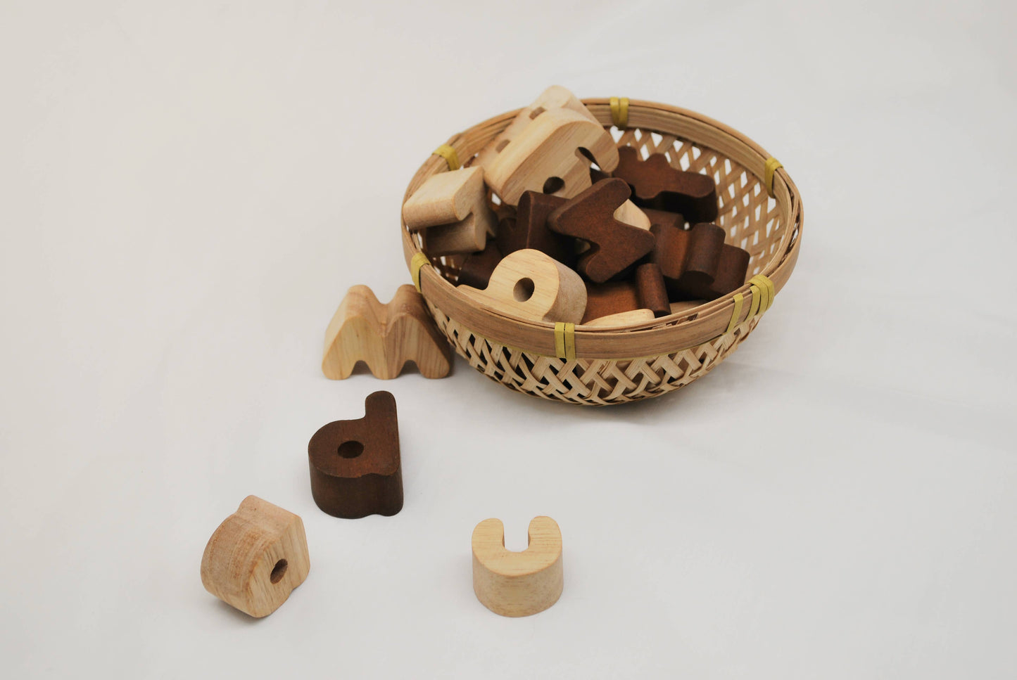 QToys - 2 Tone Lower Case Letters Set of 26