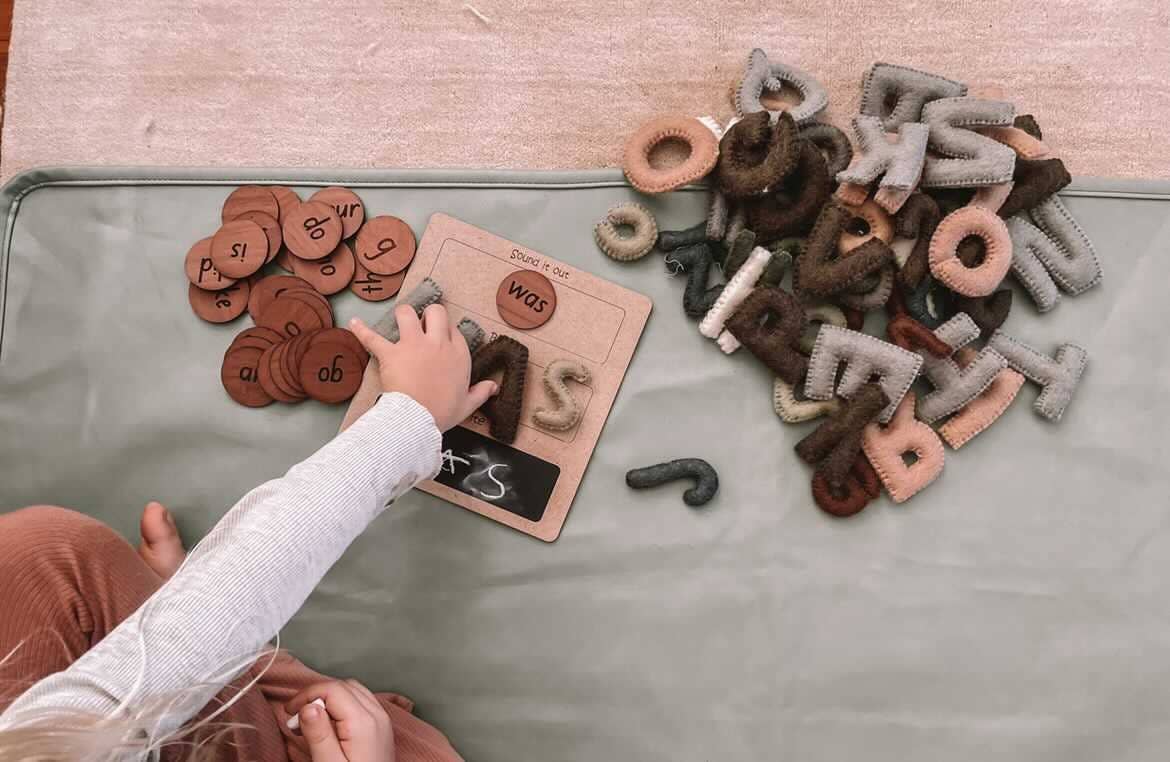 Sound it, Build it, Write it Board - Timber Tots